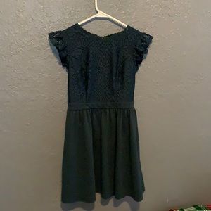 Forest green dress